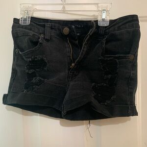 Aeropostale black Jean shorts size S-M